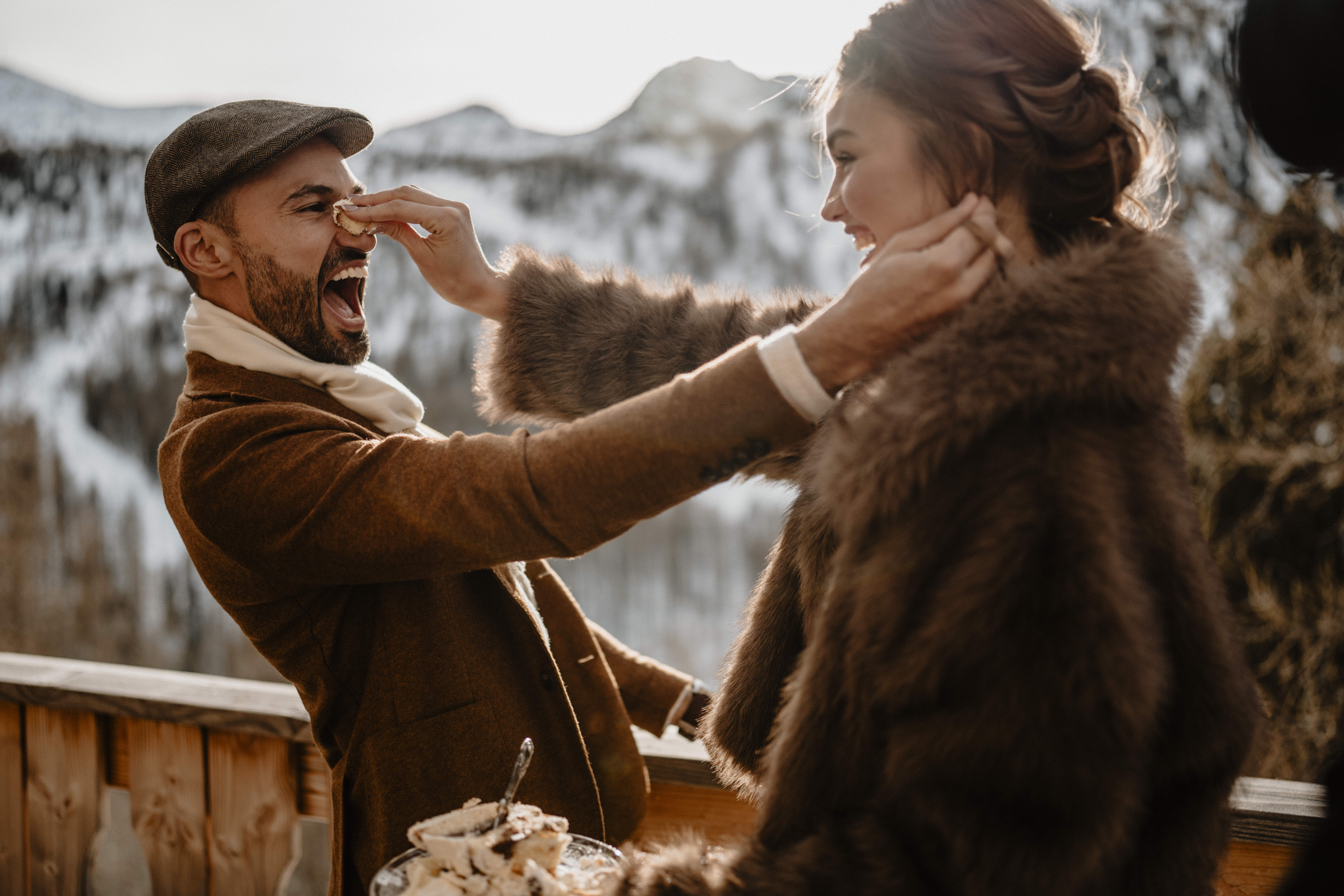 mariage hiver photographe mariage nomade isola 2000 french riviera cote d'azur nice alpes-maritimes cannes menton monaco