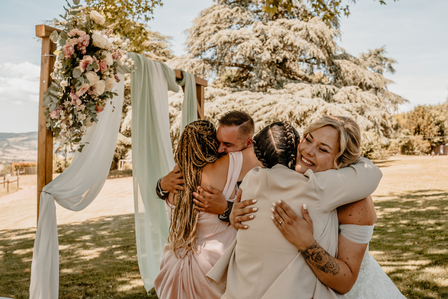 photographe mariage loire cordelle domaine des grands cèdres DMK Destination Art